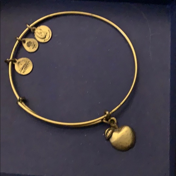 Alex and Ani gold tone apple - Picture 1 of 1